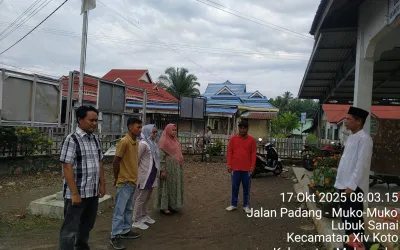 Pemdes Lubuk Sanai Dukung Program Camat XIV Koto dengan Gelar Apel Pagi Rutin
