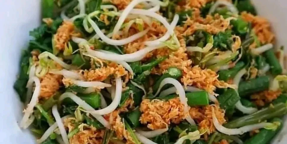 Urap sayur. Foto: Mita/Siberbengkulu.co