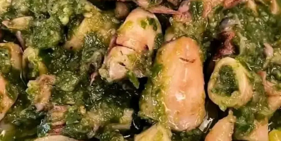 Hidangan cumi cabe hijau, Foto: Lentera/Siberbengkulu.co