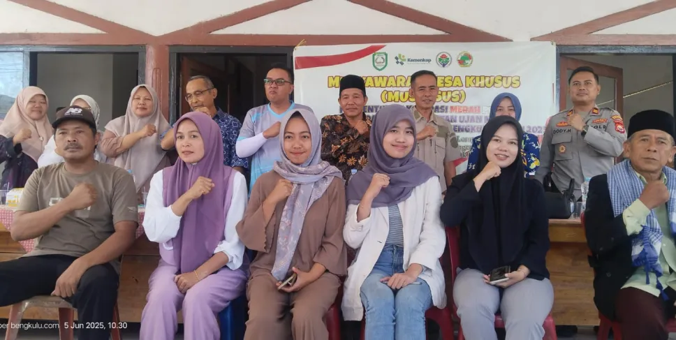 Desa Daspeta Gelar Musdesus, Resmi Bentuk Koperasi Merah Putih Sesuai Instruksi Pemerintah Pusat. Foto: Ibnu/Siberbengkulu.co