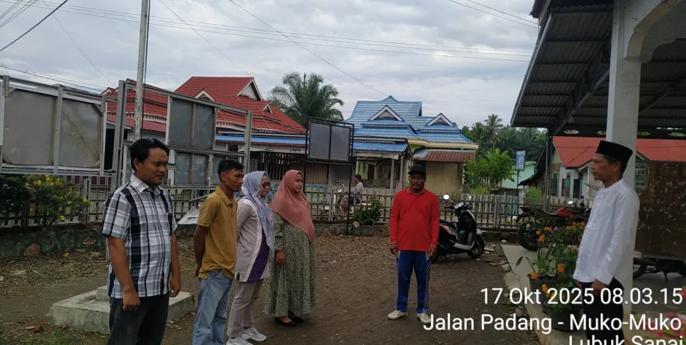 Pemdes Lubuk Sanai Dukung Program Camat XIV Koto dengan Gelar Apel Pagi Rutin