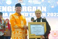 Pemerintah Provinsi Bengkulu menyelenggarakan Penghargaan Jaminan Sosial Ketenagakerjaan (Paritrana Award), Selasa (14/05). (Foto: Lentera/MC)