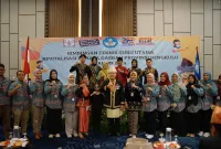 Kantor Bahasa Provinsi Bengkulu menggelar Bimbingan Teknis (Bimtek) Guru Master dalam Rangka Revitalisasi Bahasa Daerah Tahun 2024 dengan melibatkan 260 peserta dari berbagai kalangan dari seluruh kabupaten/kota se-Provinsi Bengkulu di Mercure Hotel. (Foto: Lentera)